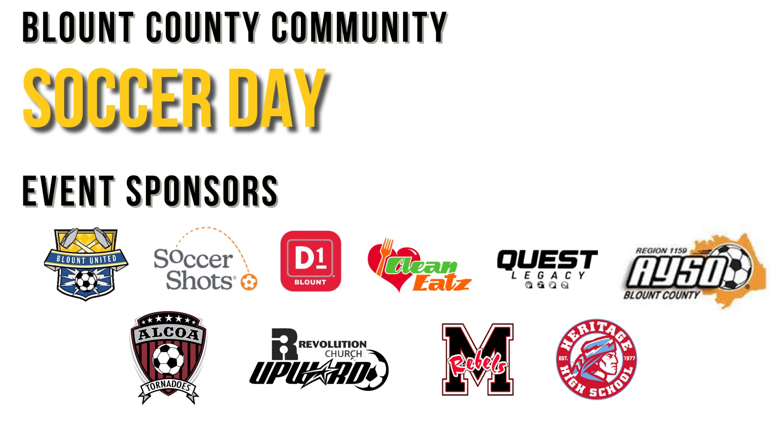 Community Day Event Sponsors